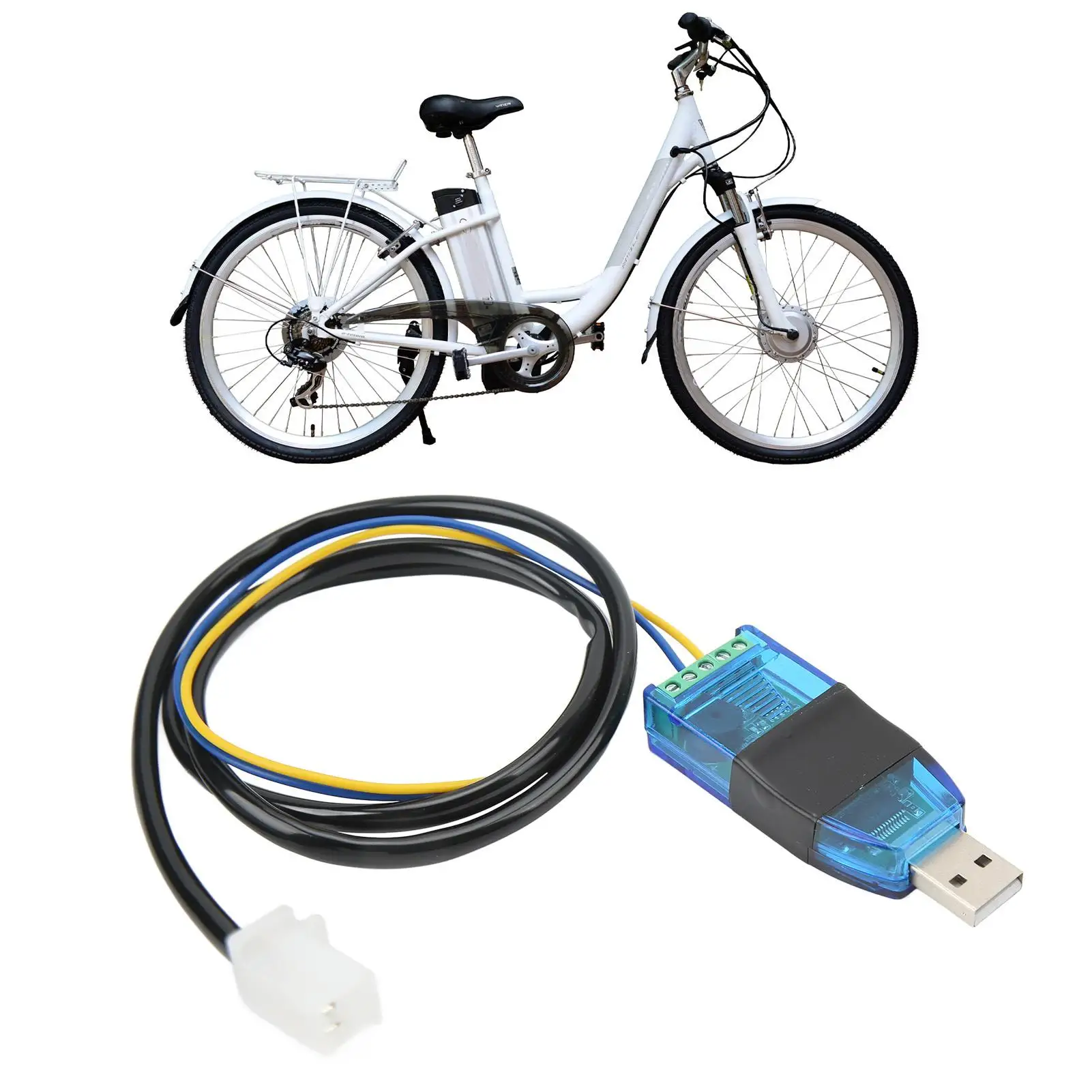 Programmable USB Data Cable for votol Electric Bike Controllers 150/2, 200/2, 260/2 - 115200 Baud Rate