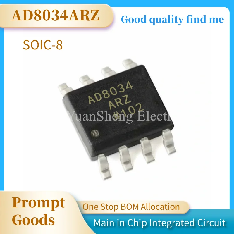 

1Pcs/Lot New SOP8 AD780ARZ AD780 AD780A AD817ARZ AD817AR AD817 AD8031ARZ AD8031A 8031A AD8034ARZ AD8034 AD8056ARZ AD8056 AD8056A