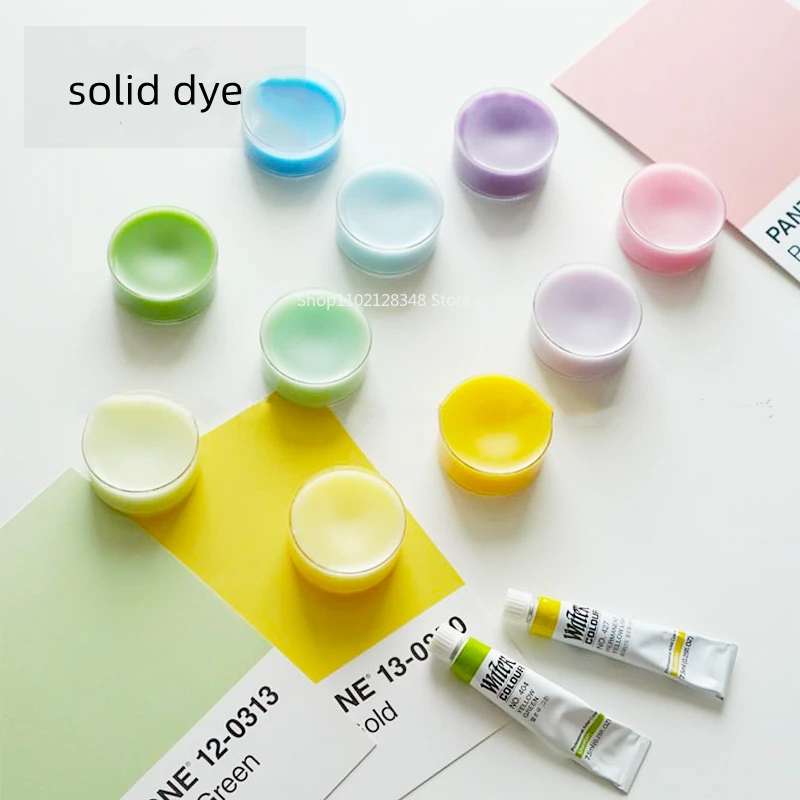 18-color Candle Dye, High-temperature Candle Solid Color Block, Handmade Diy Material Tool, Bright Color, Easy To Color