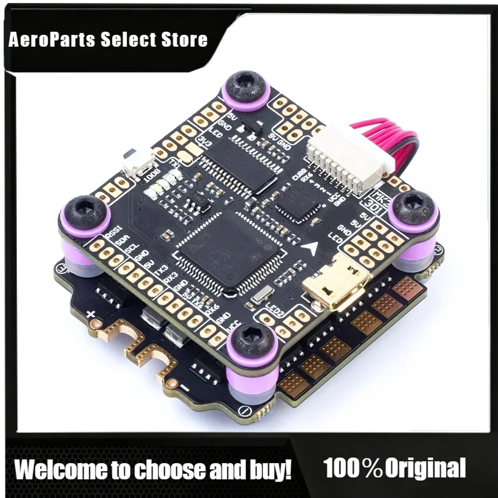 APStoreF405 MK2 Flight Controller OSD F50 50A Blheli_S 3-6S DSHOT600 Brushless ESC Stack 30.5*30.5mm For RC Dr-one Racing