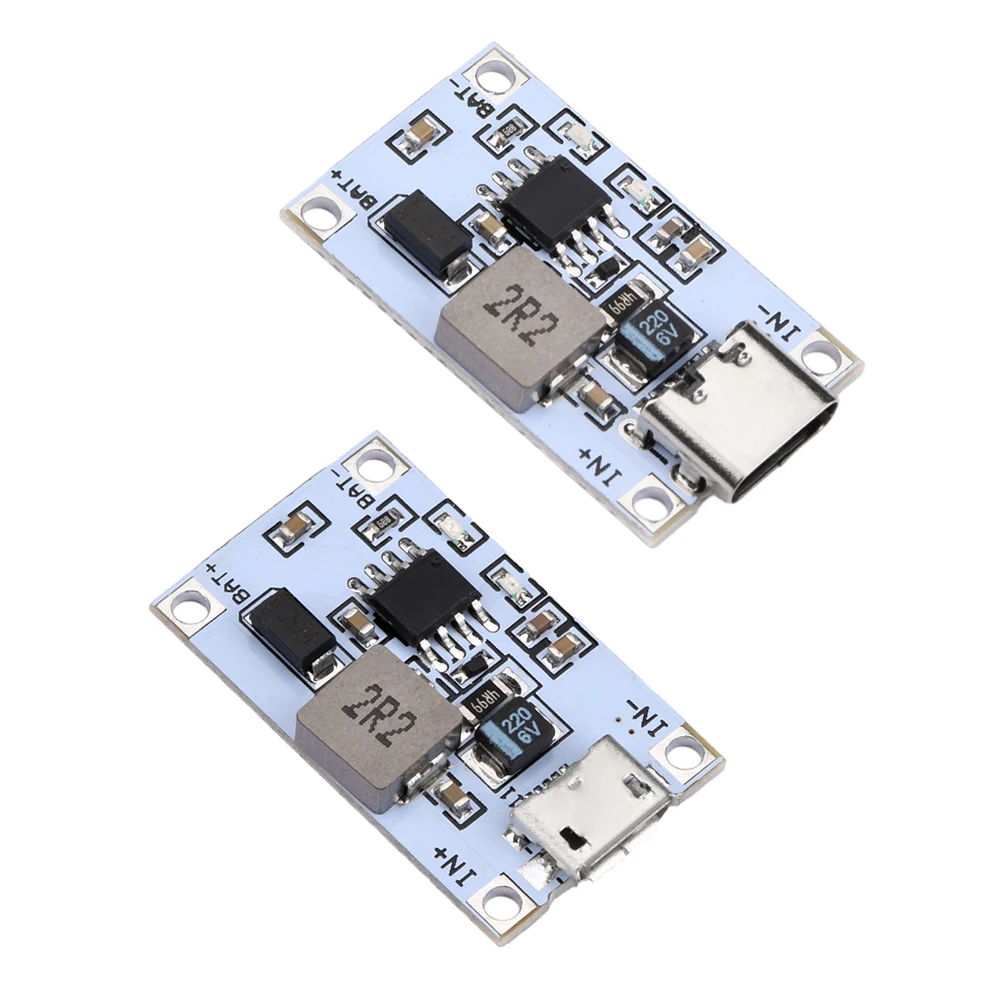 Type-C Micro USB 2S 7.4V 8.4V Lithium Battery Charging Module Usb Booster Charging Board 5V 2A To 8.4V Charging Two Batteries