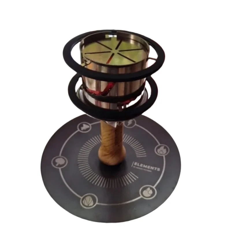 HAPPY Stainless Steel Hookah Charcoal Holder Adjustable Height Automatic Adjust Thermal Management System Smoking Accessories