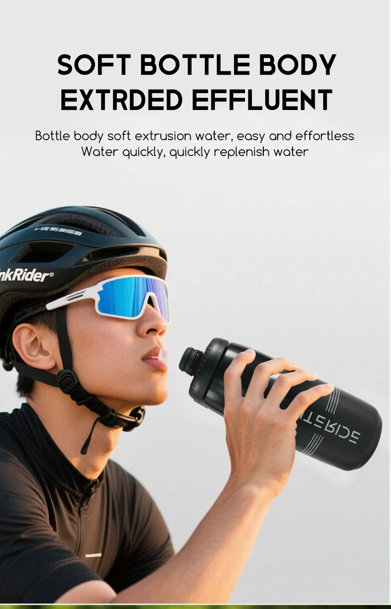 LiteRide Fahrrad-Trinkflasche 750ml/25oz Rennrad-Sportflasche PP5 Kälte- und Wärmeisoliert Tragbare Outdoor-Fitnessflasche – Detail 9