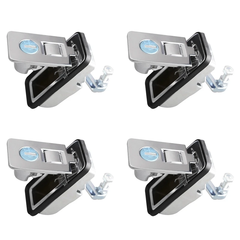 

A48P-4X Compression Latch Industrial Truck Caravan Kit Tool Box Lock Truck Camper Trailer Lock Panel Push Compression Lock