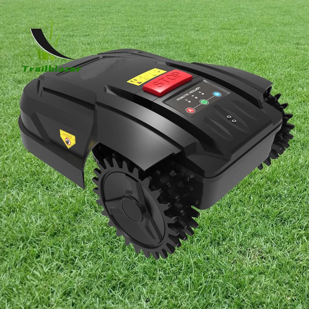 Electric Powered Robot Lawn Mower Intelligent Mower with Wifi Remote Control 4.4Ah Battery Self Charge Gargen Machine