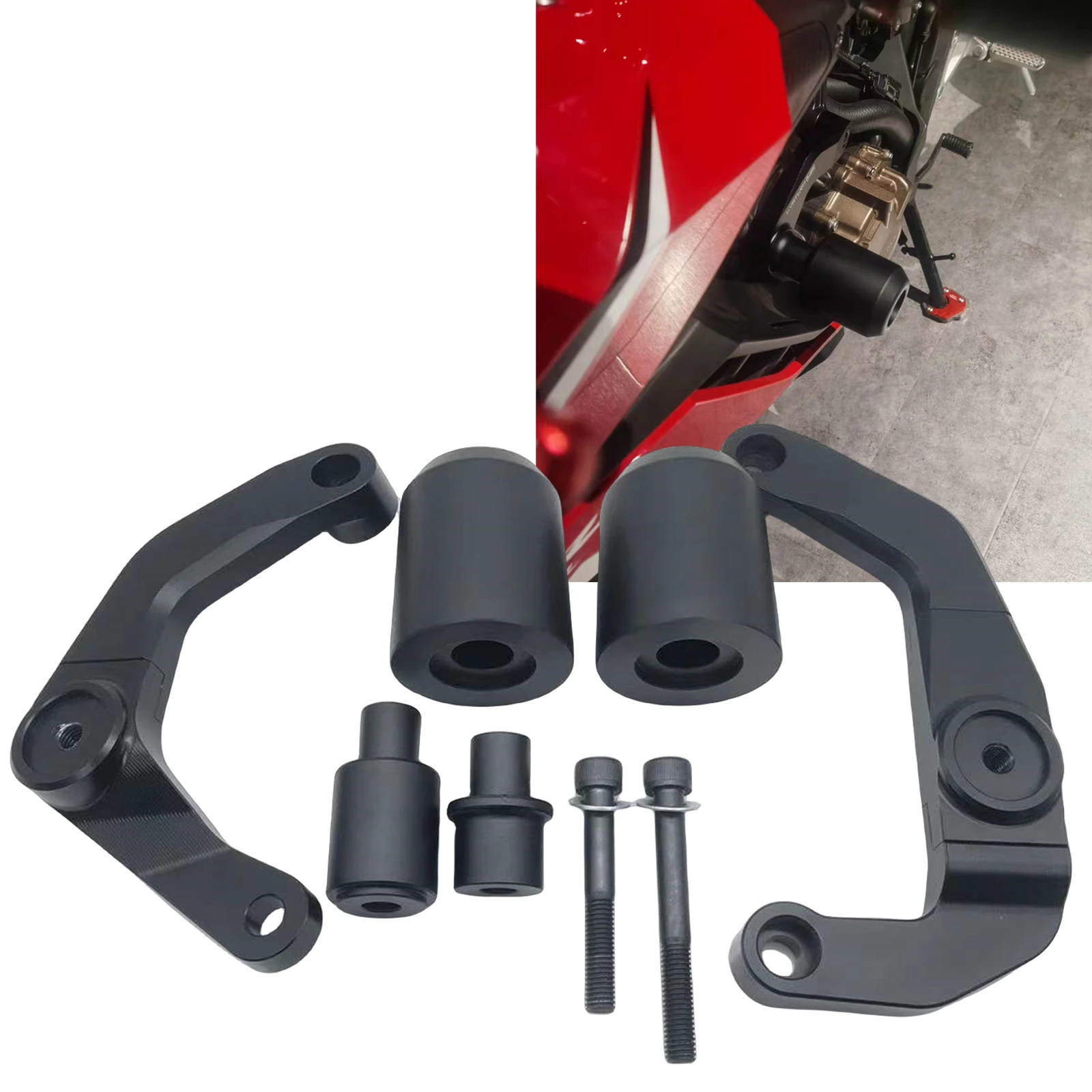 

For Honda CBR650R CB650R 2019-2021 Motorcycle Engine Side Protective Cover Anti-Crash Falling Frame Sliders Fairing Protector