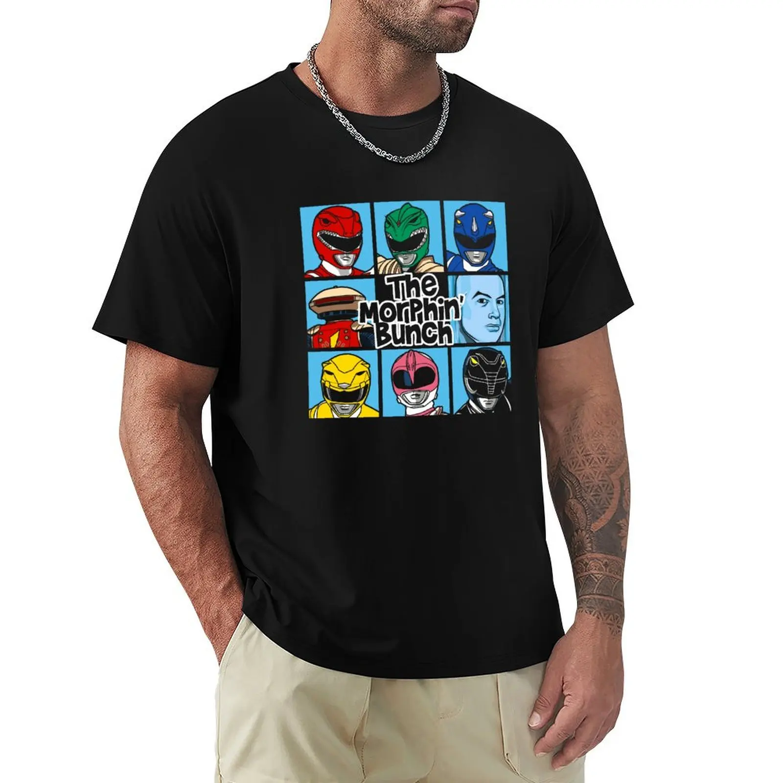 

The Morphin Bunch T-Shirt gifts for boyfriend Blouse Luxury man custom t-shirts t shirts for men pack