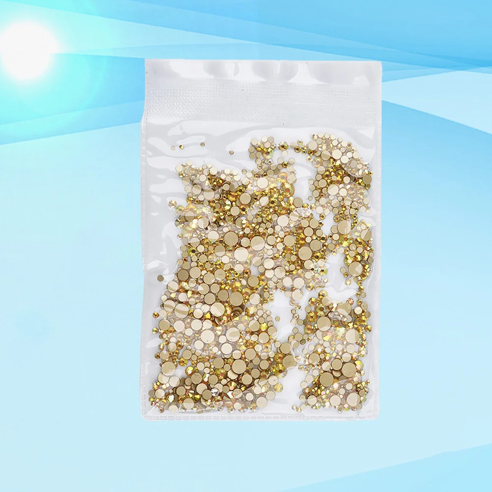 1440個入り ウォータードリルラインストーン ネイルデコレーション 混合サイズ シャイニング エレガント マニキュア DIY アートセット 女性 女の子 プロ用
