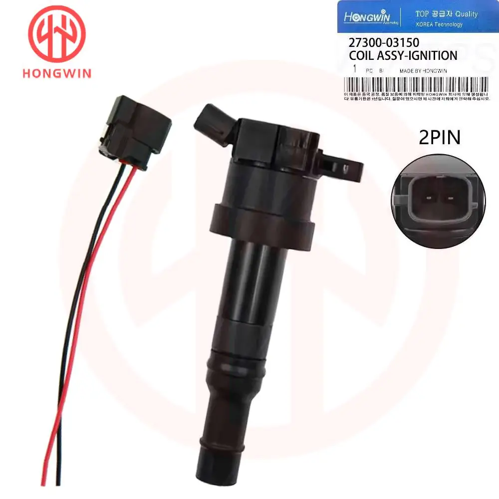 

For Hyundai Reina Verna / Kia K2 KX1 Pegas KX Cross 1.4 2016-2020 New Hongwin Ignition Coil 27300-03150, 2730003150, 27300 03150