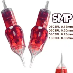 SMP Tattoo Needle 0503RL/0603RL/0803RL Permanent Makeup Eyebrow Scalp Micropigmentation Needle Cartridge For Hair Stokes