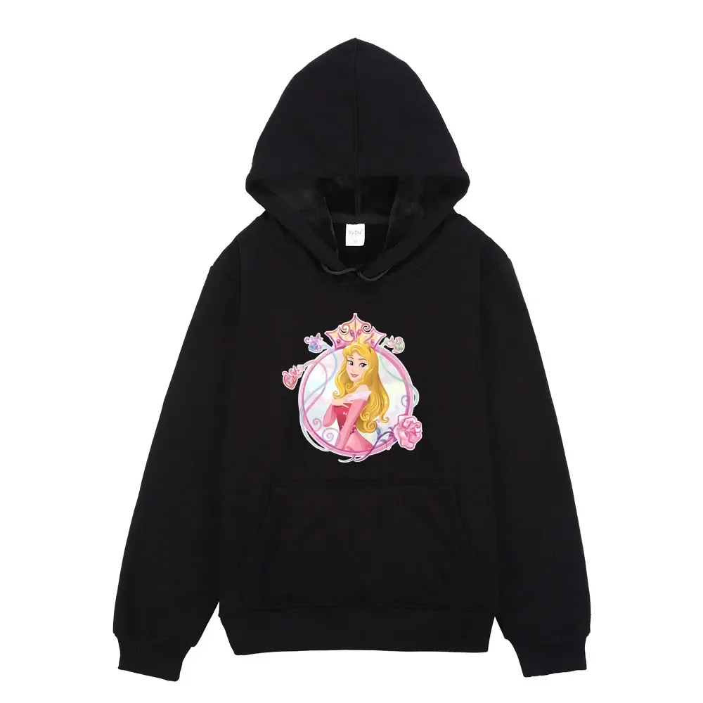 

Disney Princess Printed Male Sweatshirts Cartoon Versatile Fashion Pullover Hooded Pocket Clothing Autumn Winter Men Hoodies