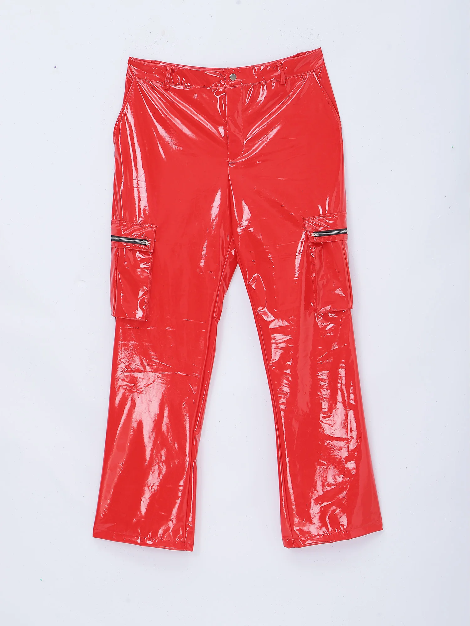 Herren Wet-Look PU-Leder Punk  – Leather Work Pants Bewertung und Preis