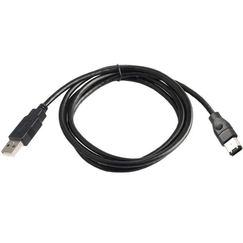Standard Copper Wire IEEE400 1394 Firewire USB AM To 6P Cable USB To 1394 Sound Card Connection