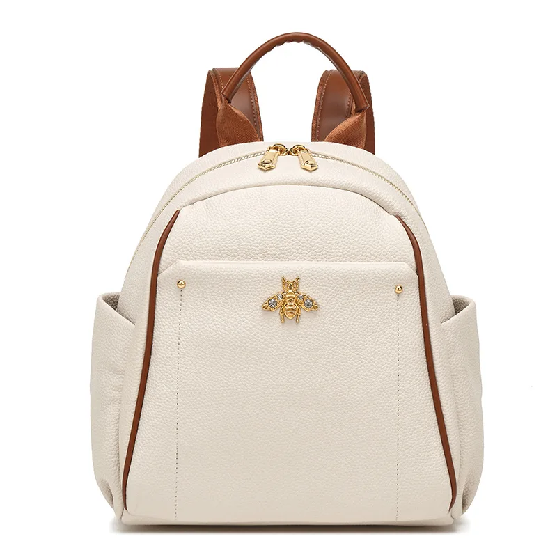 

New Trendy Backpack, Fashionable Women's Backpack, Simple and Versatile Casual Bag, Large-Capacity Stylish Bag, Water-Repellent Student School Bag