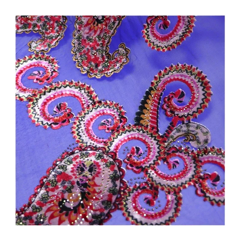 ผ้าไหมกำมะหยี่ทอลายนูนลายเพชรและลวดลาย ผ้าเฉียวฉี สำหรับตัดเย็บเสื้อผ้าแฟชั่นกี่เพ้า