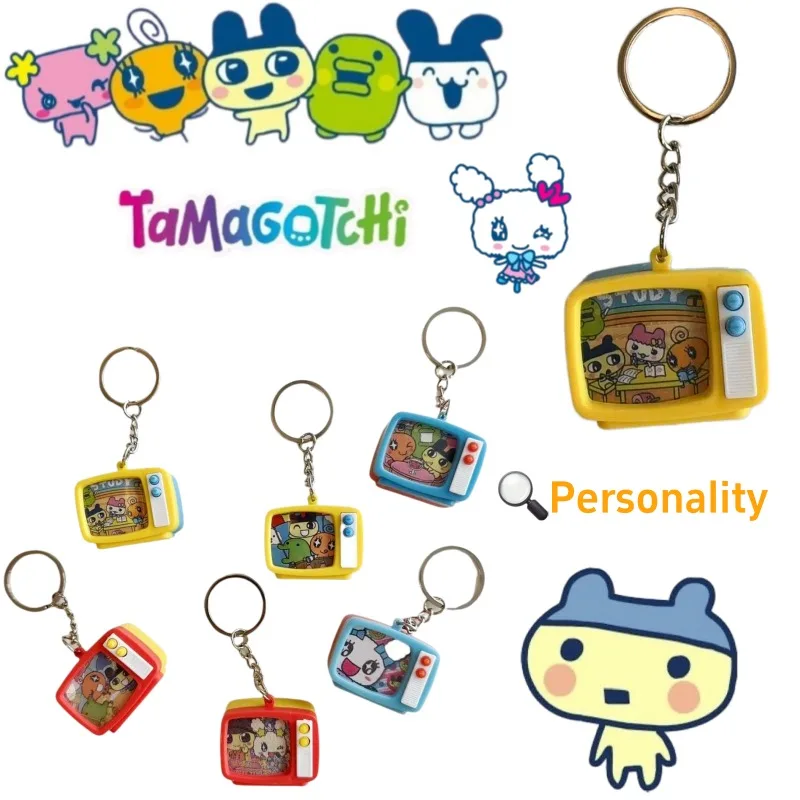 

Брелок Bandai Tamagotchi в мультяшном стиле, новый креативный модный персонализированный высококачественный портативный аксессуар для рюкзака для студентов