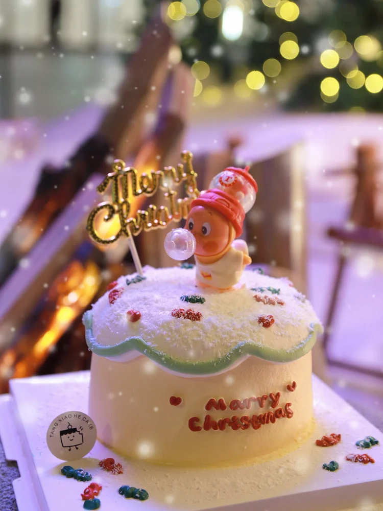 

Новинка 2026: Декор для торта в стиле Cisas Joy — милые фигурки-звезды с пузырями, вставные украшения для праздничных торжеств