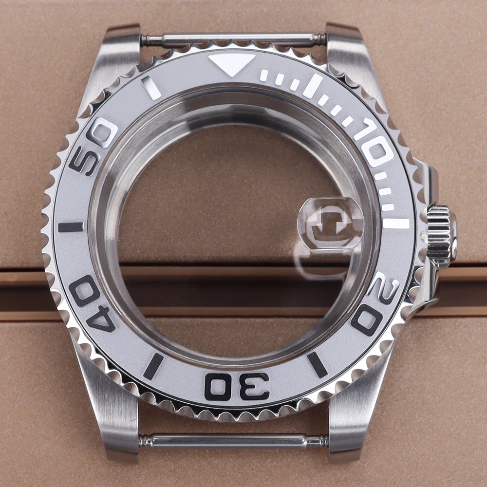 

40mm 20ATM Diver Watch Case 120clicks Bezel For SUB GMT NH35 NH36 NH34 NH38 Eta2824 Miyota8215 Automatic Movement Sapphire Glass