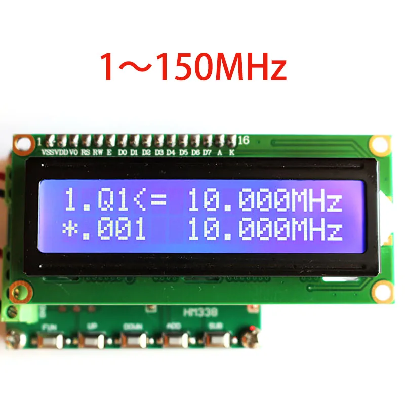 HM338 Digitl VFO pulse signal generator signal source si5351 three channel frequency division 1~150MHz