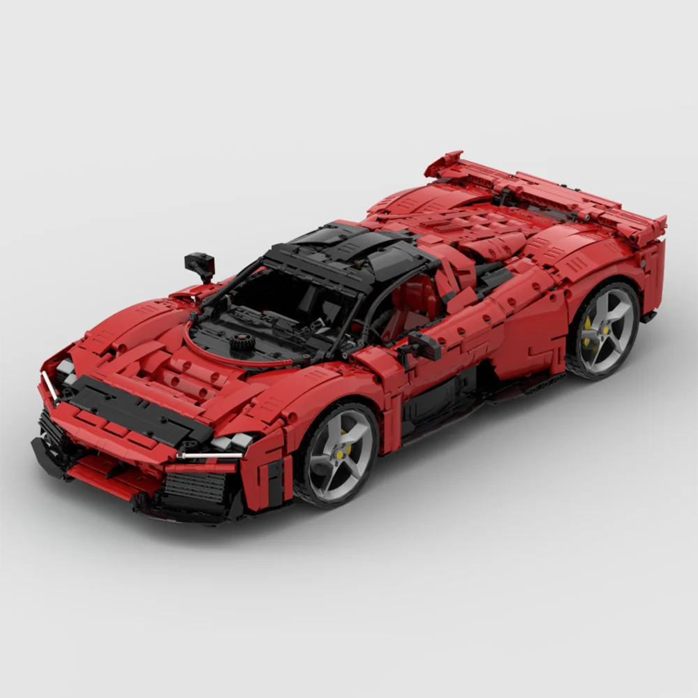 

Конструктор MOC F80 Speed Champion: Классическая гоночная машина для детей, развивающая технологическая игрушка, подарок
