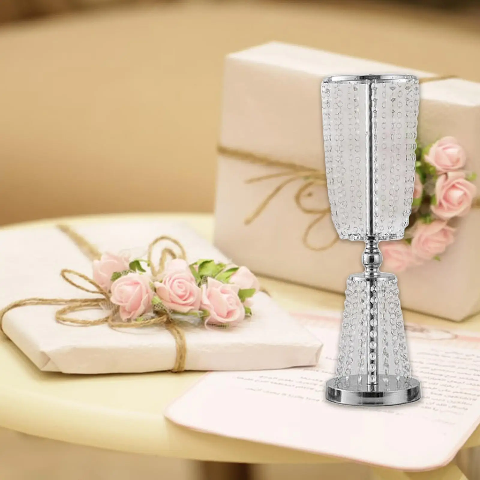 Metal Candlestick Flower Candle Holders Candelabras Candle Holder Wedding Decoration Party Ornament Home Hotel Bar Decor