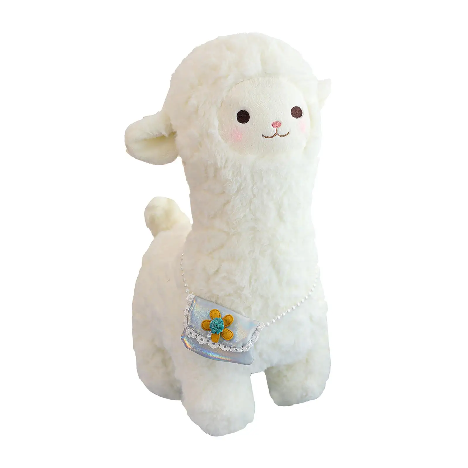 

Alpaca Stuffed Animals Baby Sleep Toy Figures Companions Pillow Alpaca Plush Toy for Festivals Bedroom Livingroom Anniversary