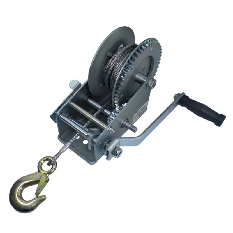 

Hand winch lift Manual small household hoist winch