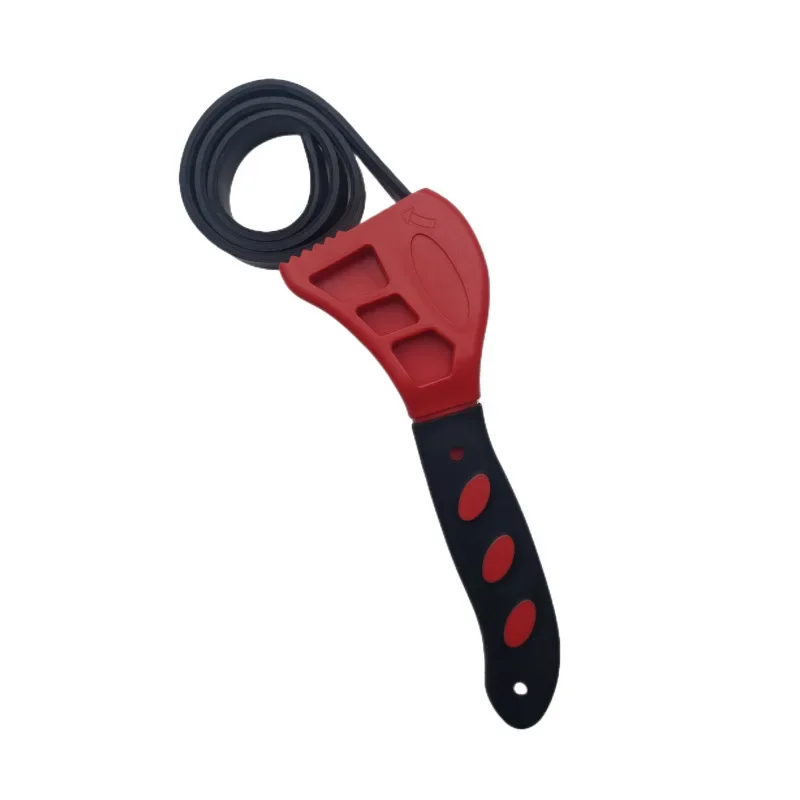 Adjustable Disassembly Tool Hand Tools 1Pcs 6 Inch Belt Wrench Oil Filter Puller Strap Wrench Chain Wrench Strap Opener Spanner