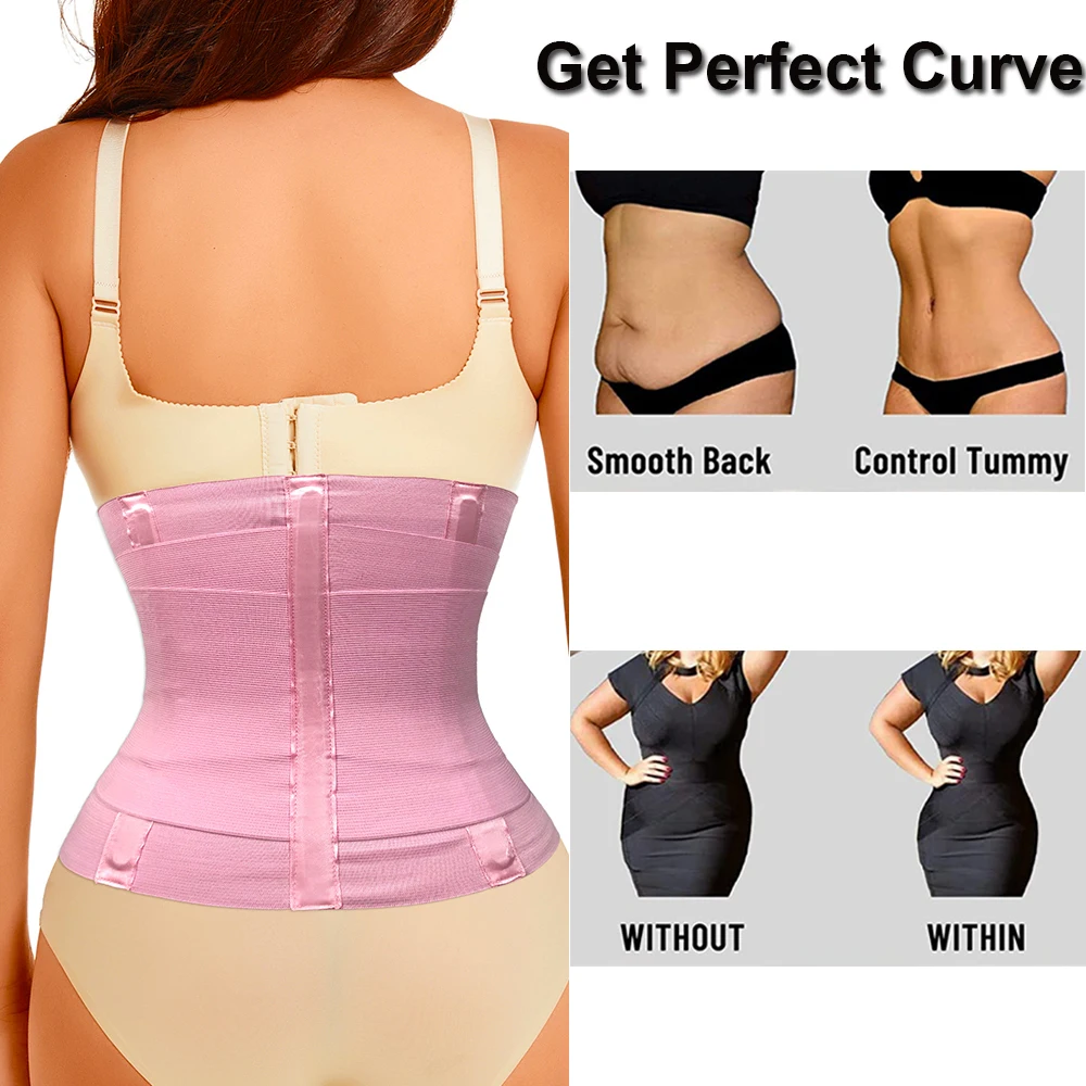 Waist Trainer Corset Body Shapewear Women Bandage Wrap Tummy Trimmer Fitness Girdle Slimming Modeling Strap Snatch Me Up Sports