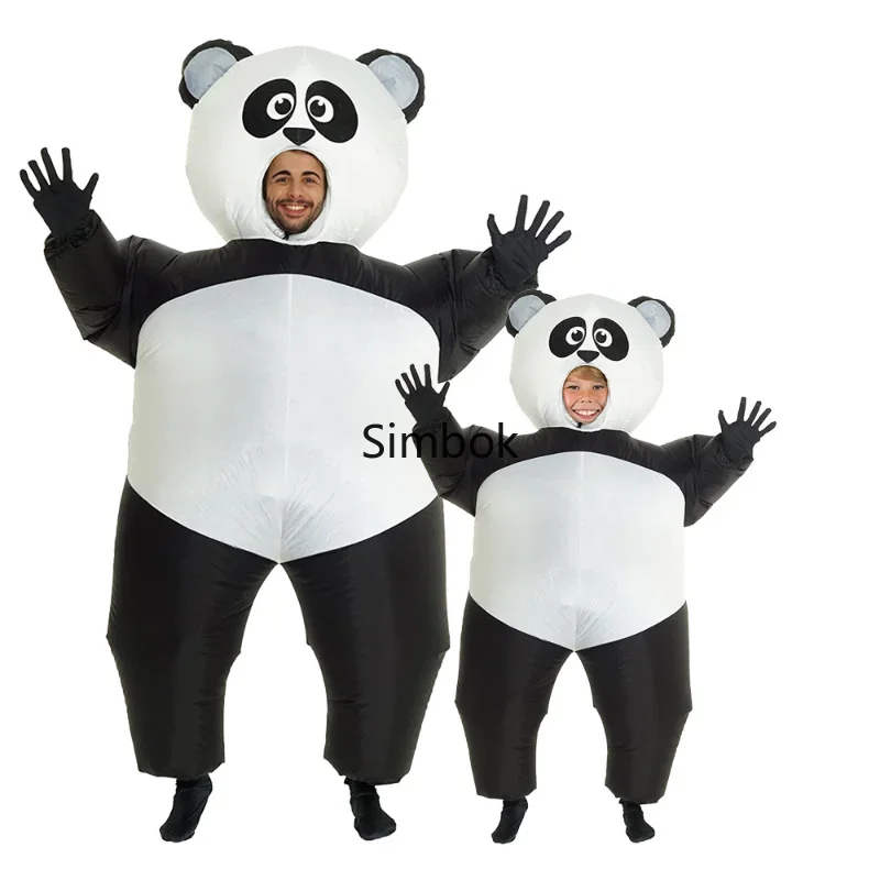 Panda Inflatable Costume, Parent-child Role-play, Funny Cartoon Doll, Cosplay Clothing