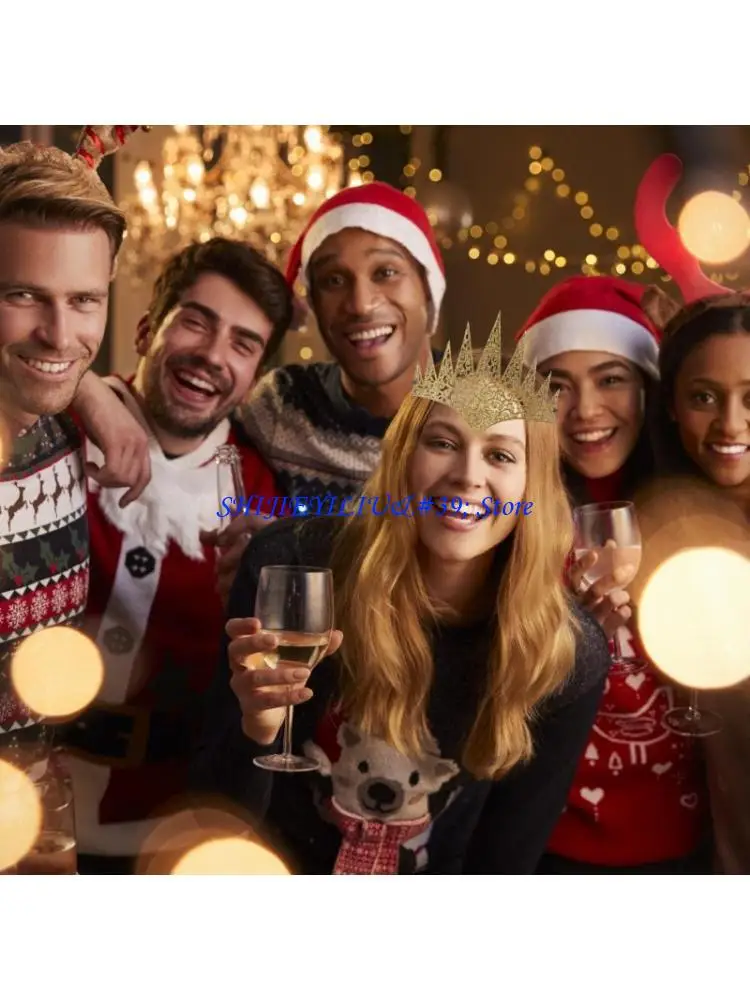 

E21F Crowns Mask Headpiece For Costume Parties Stage Shows Pageant Occasions Wedding Gifts