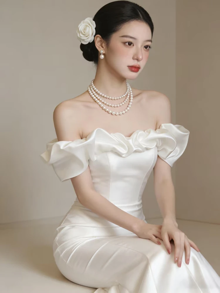 

2026 New Personal Wedding Dress Photography Studio Portrait Photography Pure Desire Style Female Teenager Birthday Art Photo ...