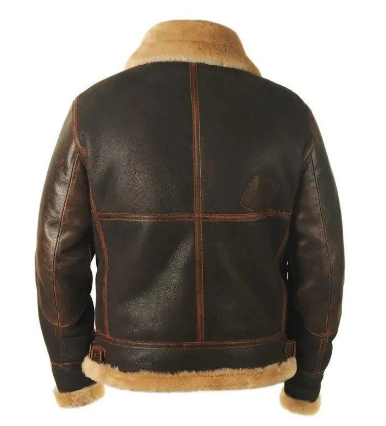 Leren herenjas herfst en winter bruin revers ritsvak rits pasvorm jeugd effen kleur warmte casual motorjas