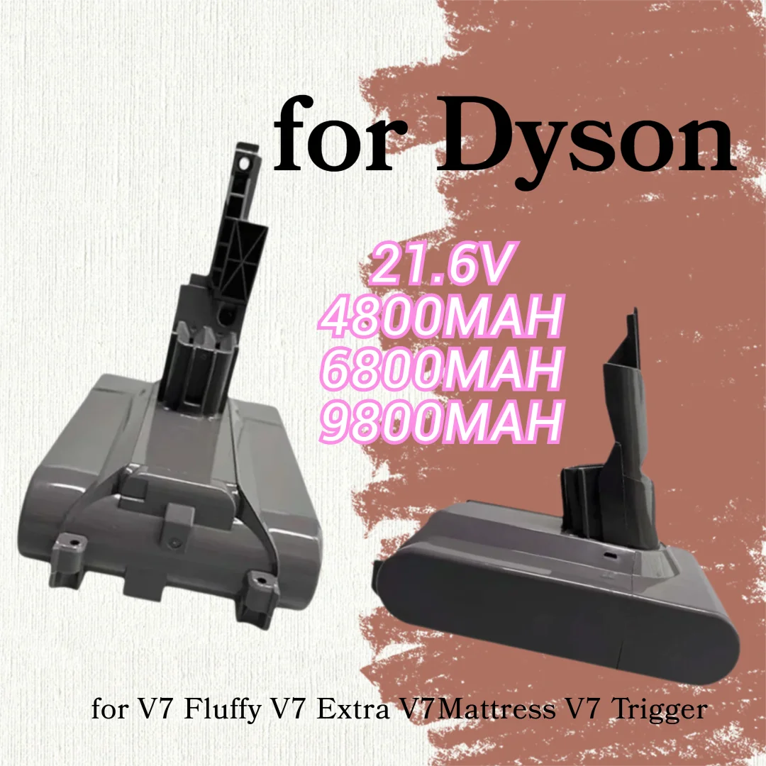 

Replacement Li-ion V7 21.6V 9800mAh Batteries for Dyson V7 Absolute Vacuum Cleaner Power Tool Battery