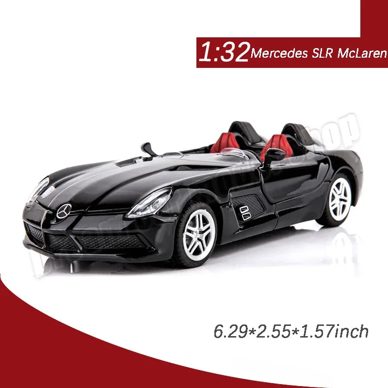 1:24 1:32 Mercedes SLR McLaren Alloy Car Model Children\'s Toys Living Room Decoration Collection Diecast Model Car Holiday Gift