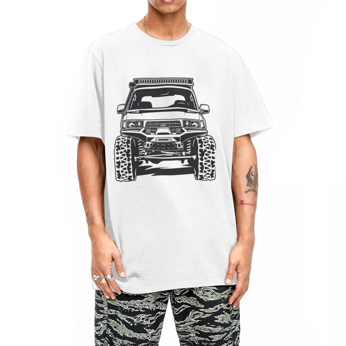 Land Cruiser FJ 80 Off Road for Men Women T Shirts Landcruiser FJ80 Off-road Merch Tee Shirt T-Shirts Cotton Graphic Clothing