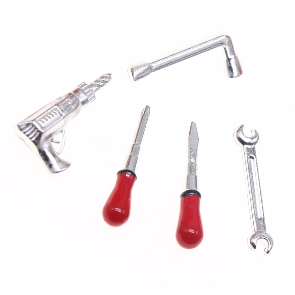 

Children's Toy Tools Miniature Play Simulation House Toys Dollhouse Items Kit Pretend Repair Maintenance Model Accessories
