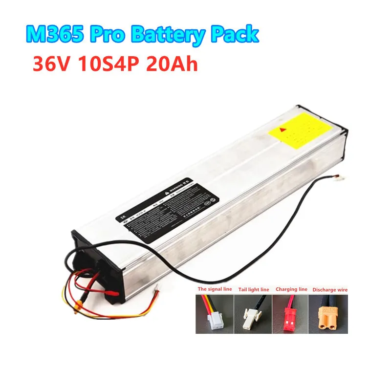 36V 10S4P 20Ah Electric Bike Lithium Ion Battery Pack for Samsung Xiaomi Mijia M365 Pro with BMS Communication Function