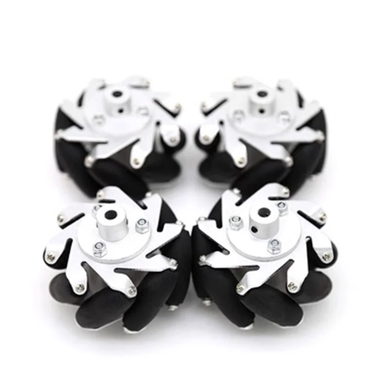 

4pcs/set 60/75mm Omnidirectional Universal Wheel With 3/4/5/6/8mm Coupling For Smart Robot Car Chassis Mecanum Wheel Accessories