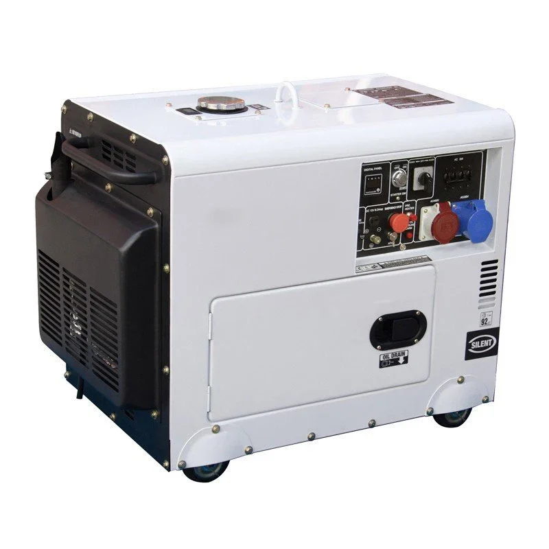 Customized Mini Soundproof Professional Emergency Total Diesel Generator 5000 Watt 6000 Watt Diesel
