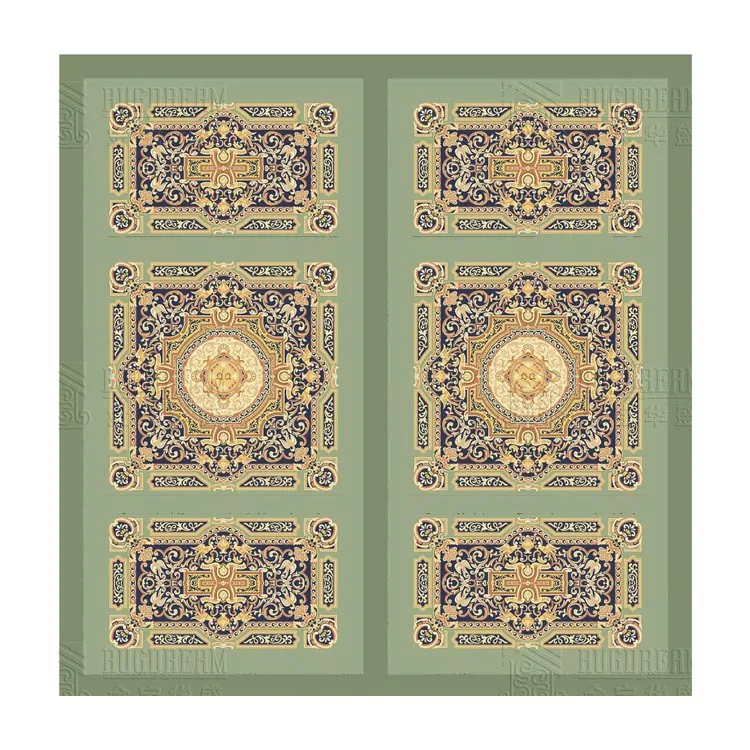 Handmade wool carpet nylon blend hotel banquet hall multi-function hall full of carpet b1 grade flame retardant