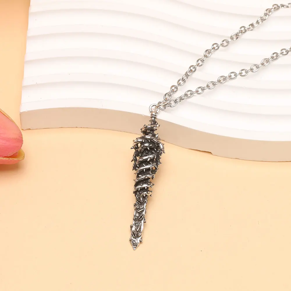 Behelit Sword of Resonance Guts Necklace Skull Knight Water Evocation Swords Pendant Costume Props Gifts