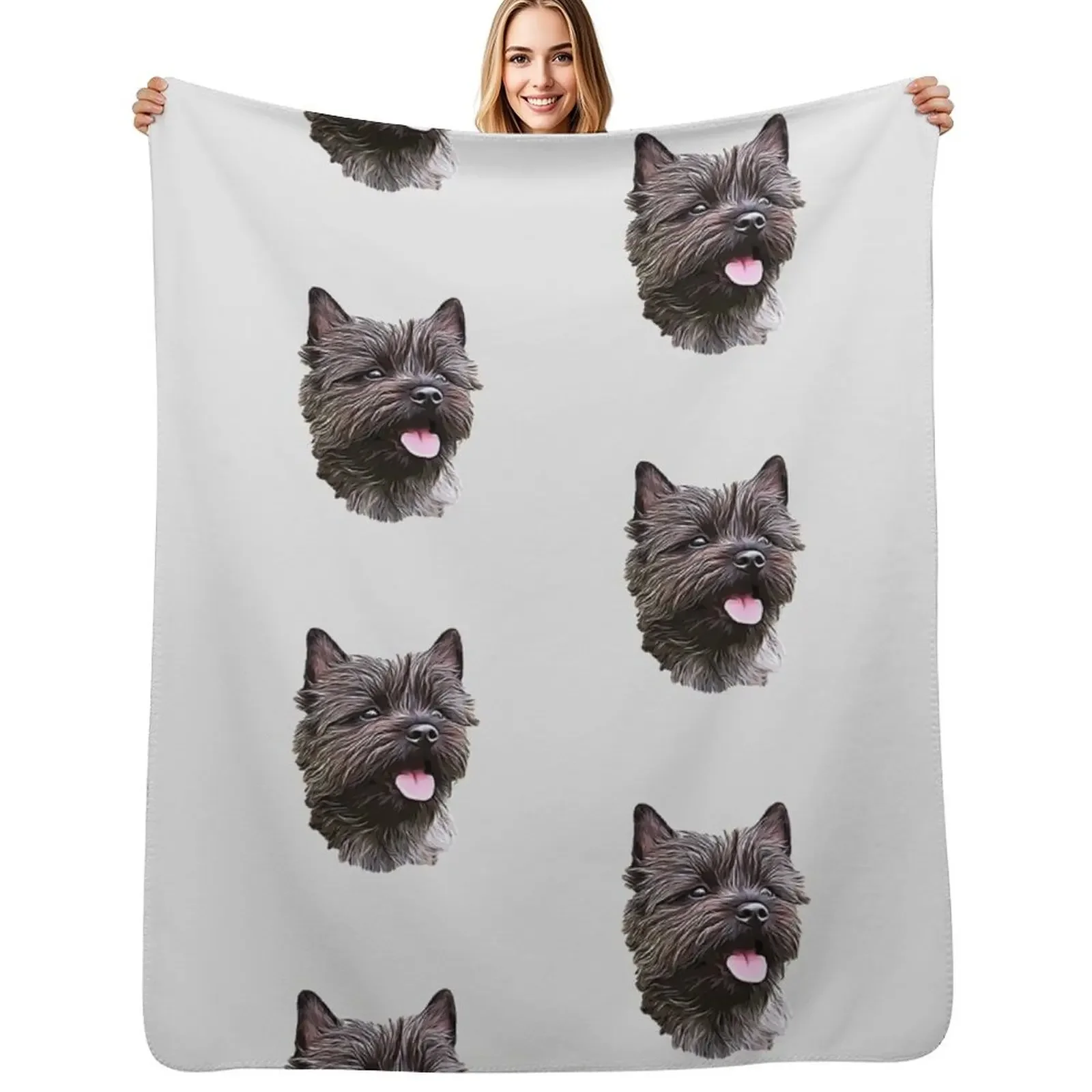

Cairn Terrier Cutie Throw Blanket sofa bed For Decorative Sofa Heavy Blanket