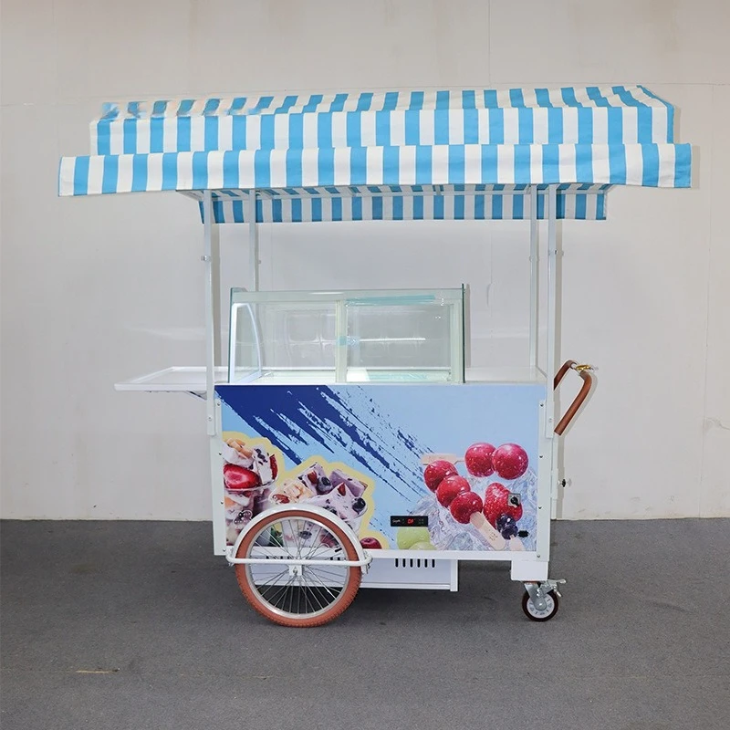 

Human refrigerator car, food truck, ice cream dining car, promotional car, stall car