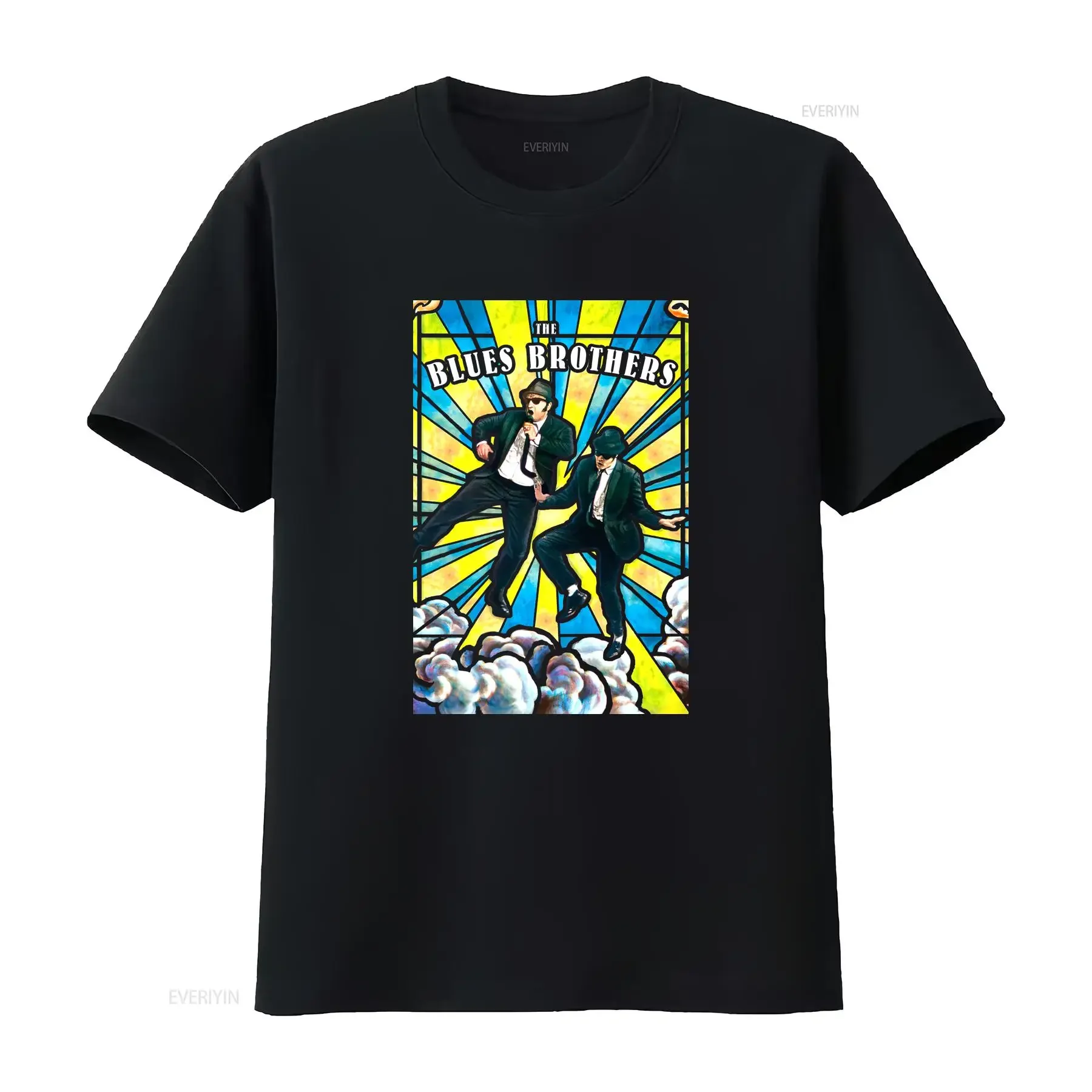 تي شيرت The Blues Brothers 1980 تي شيرت كوميدي شعبي للمغامرة مع John Belushi Dan Aykroyd Gen X عتيق مغسول غير رسمي