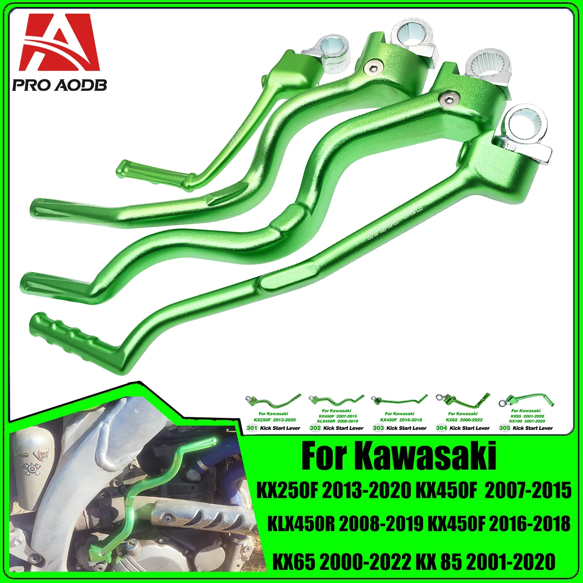 

Motorcycle CNC Forged Kick Start Starter Lever Pedal Arm For Kawasaki KX250F KX85 KX450F KX450R KX100 2000-2017 2018 2019 2020