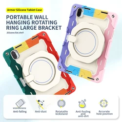 For Xiaomi Mi Pad 5 MiPad 5 MiPad5 11 inch 2021 Case Kids Safe PC Silicon Shockproof Pull Ring Stand Tablet Cover