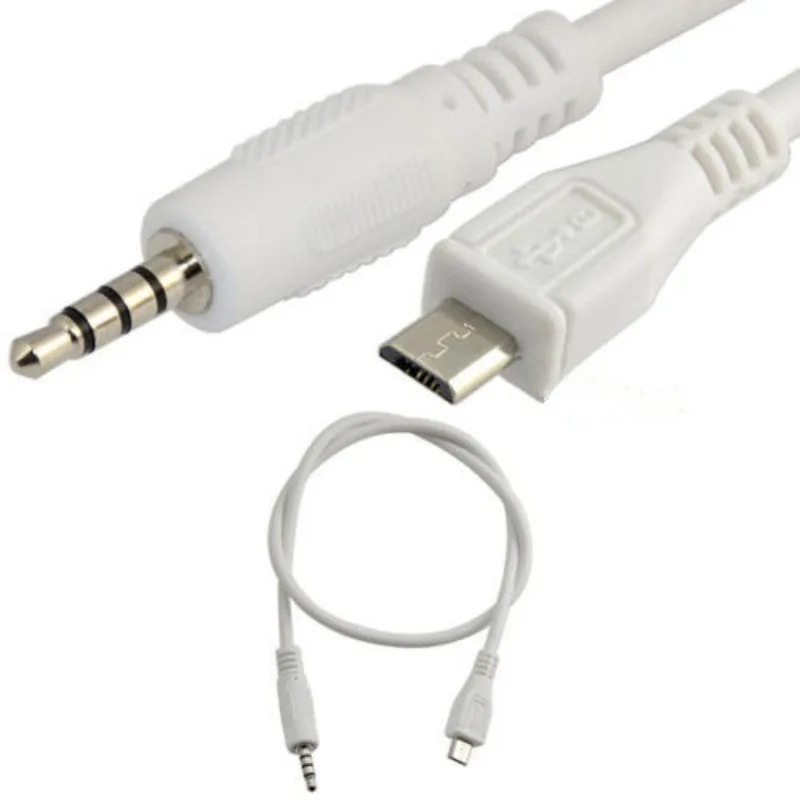 

Car USB To 3.5MM Male Audio Adapter Cable, Mobile Phone Audio Cable Mini Micro USB To Earphone