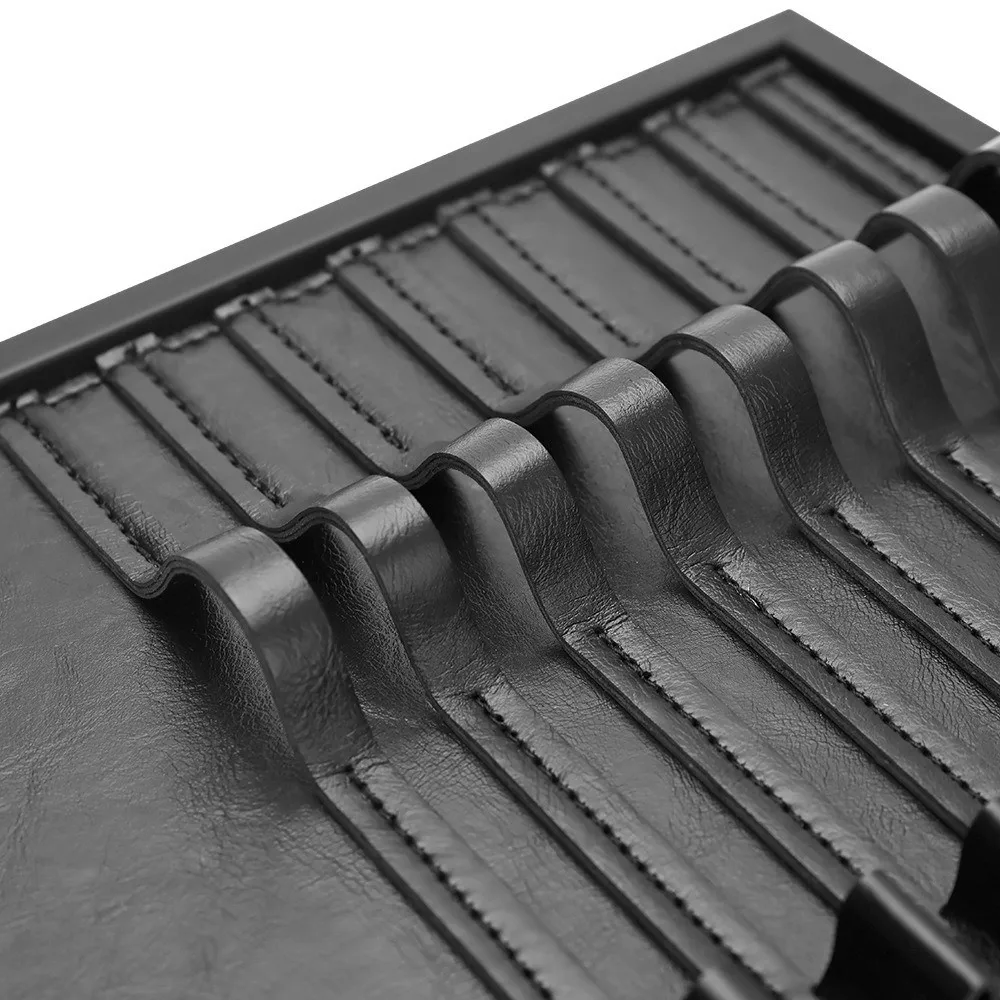 Professionelles Friseur-Haarschneidegerät-Tablett, Präsentationstablett, Organizer, Werkzeugkastenhalter für Schönheitsspezialisten, schwarzes Friseur-Aufbewahrungsregal, Salon – Detail 11