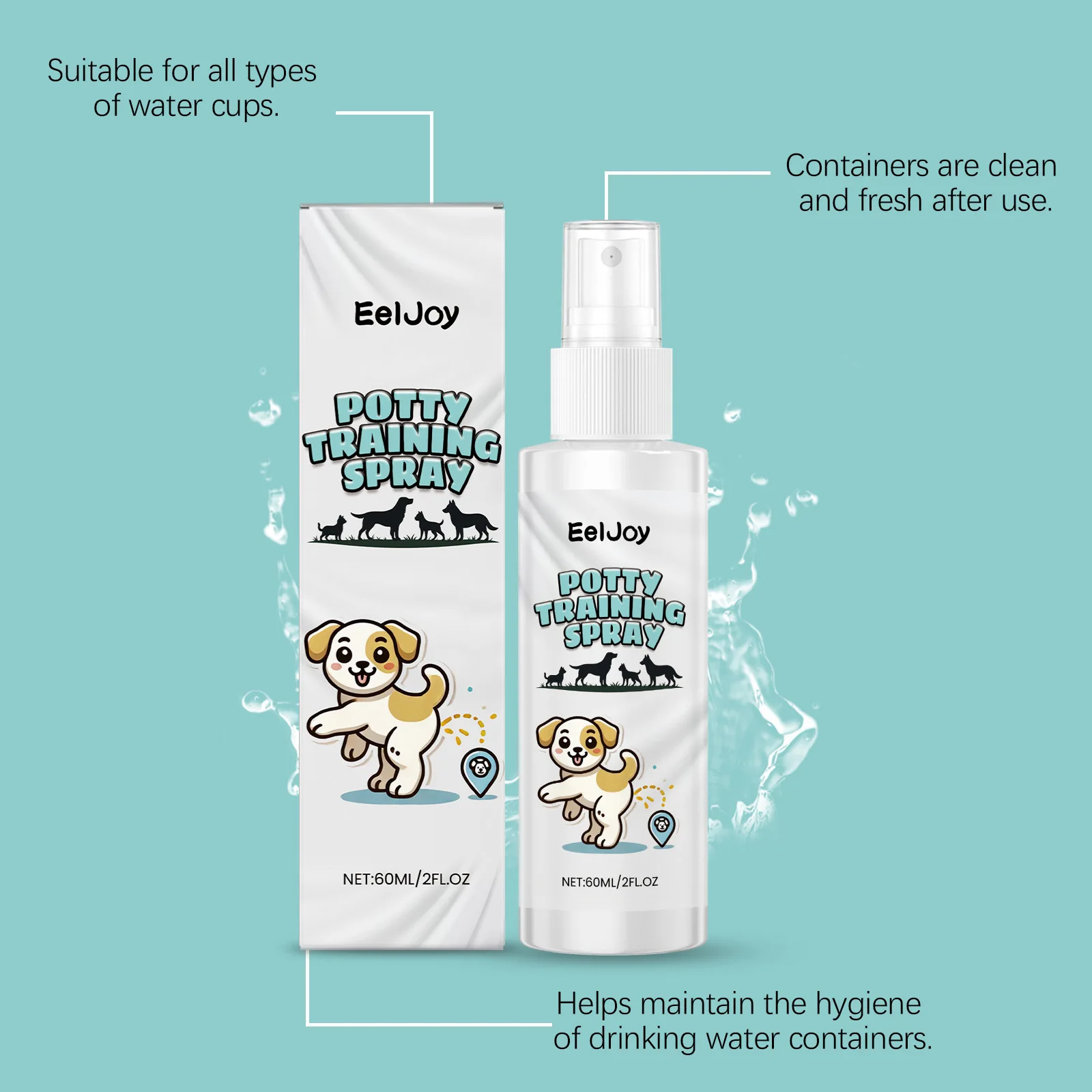 New Dog Toilet Training Spray Quickly Attract Attention For Pet Behavior Correcting Indoor Outdoor Habit Potty Training Sprays